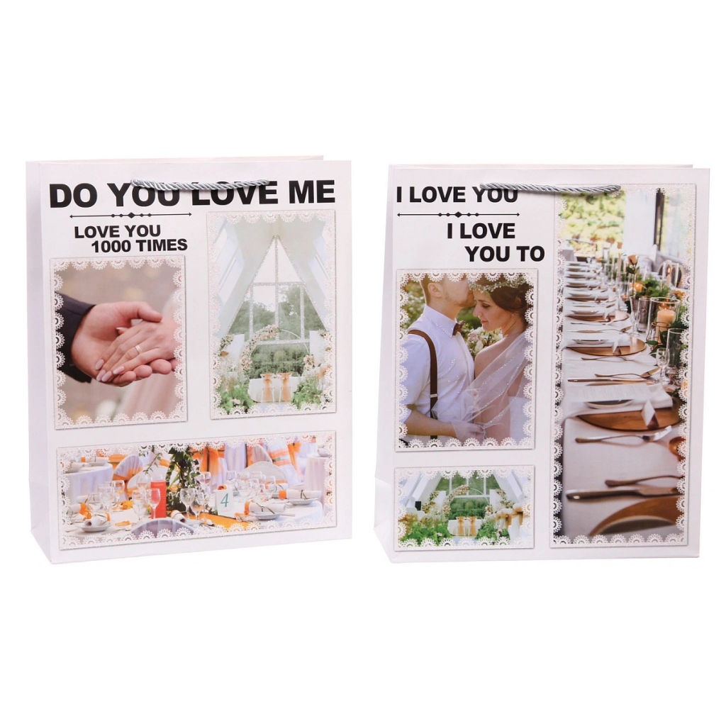 Пакет подарочный "Сказочная любовь" 26*32*10 см, микс