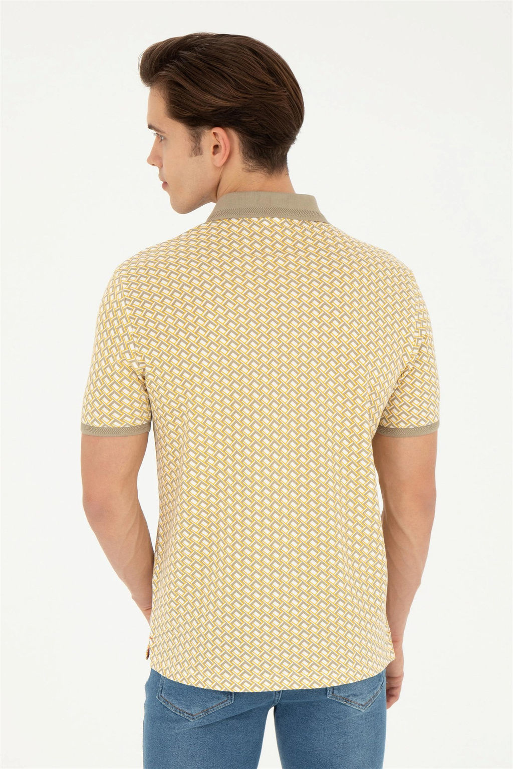 Мужская футболка светло-хаки - U.s. polo assn фото 5