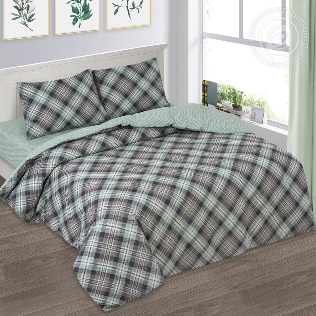 Постельное белье Ирландия с наволочками 50х70 (поплин DE LUXE) 2,0 сп./Пододеяльник: 1 шт. - 215*175; Простыня: 1 шт. - 215*200; Наволочка: 2 шт. - 50*70; DE LUXE с наволочками 50х70