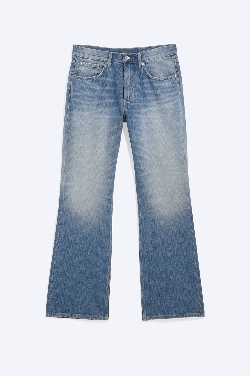 Vaqueros de tiro medio y pernera bootcut holgada Mercury - H&m фото 2