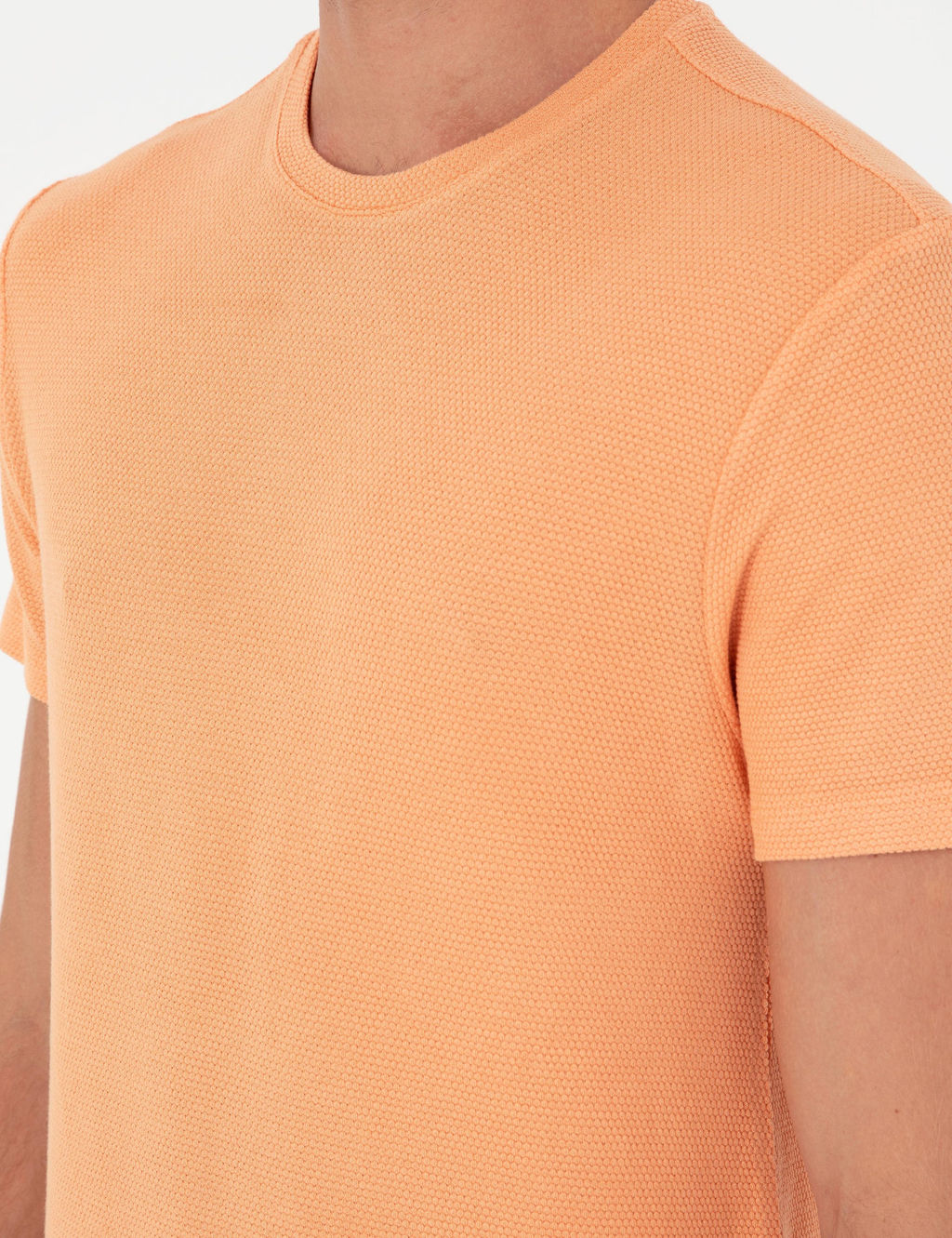 Turuncu Slim Fit Basic Ti__rt - Pierre cardin фото 7