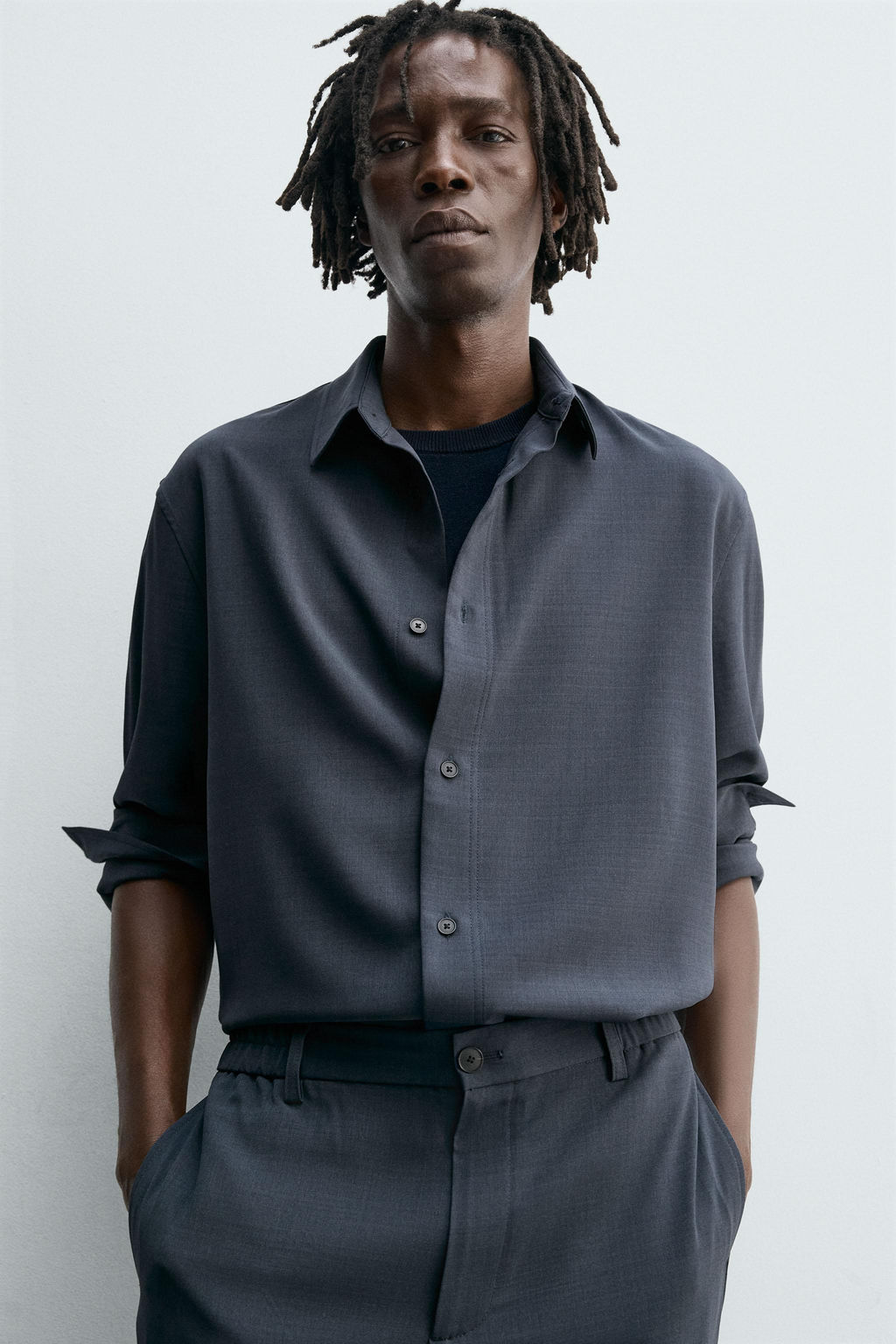 FLOWING RELAXED FIT SHIRT - Zara фото 5