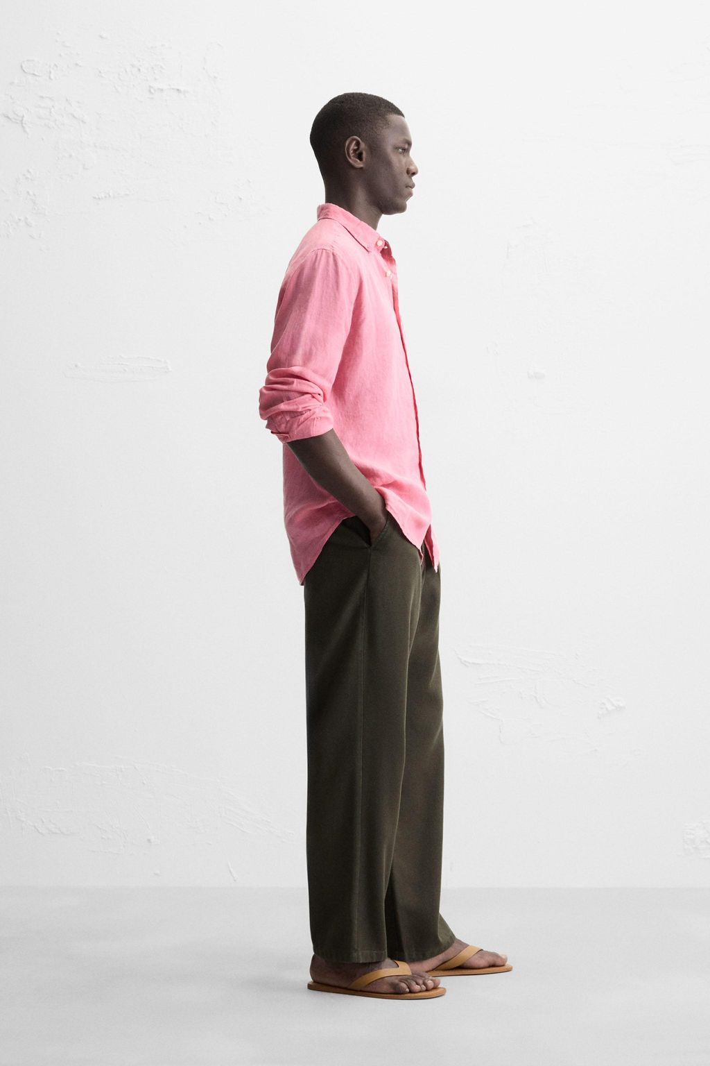 100% LINEN SHIRT - Zara фото 4