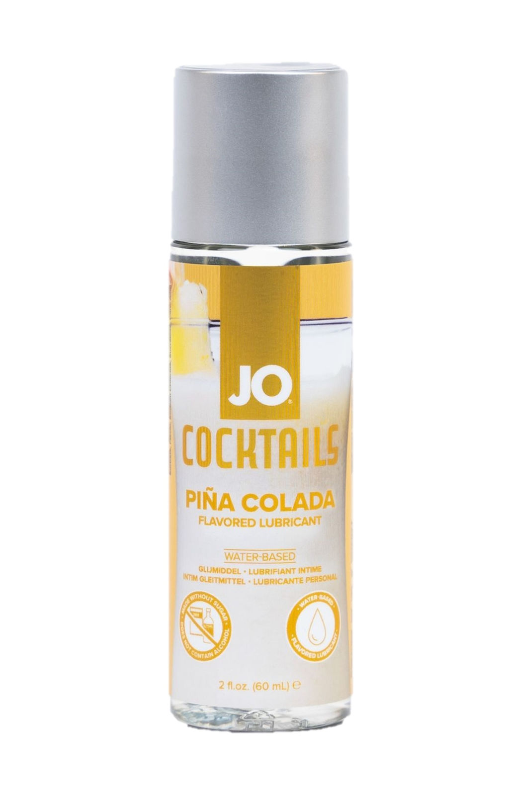Съедобный лубрикант со вкусом коктейля Пина Колада JO H2O PINA COLADA, 60 мл
