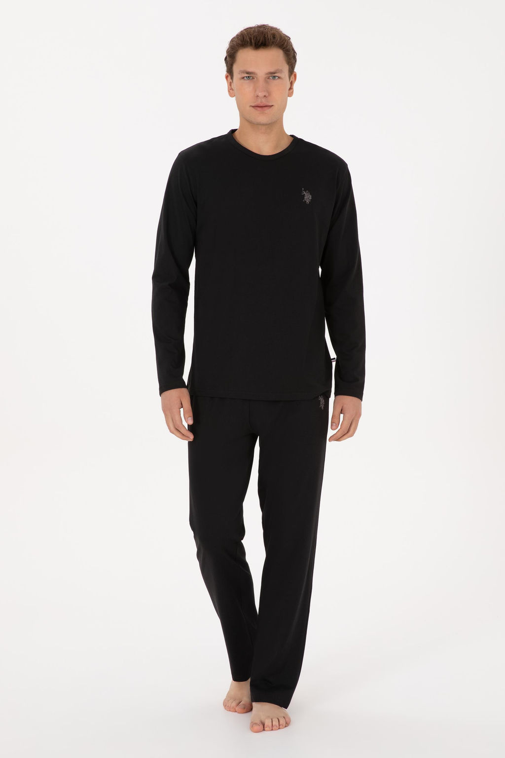 Erkek Siyah Pijama Tak_m_ - U.s. polo assn фото 4