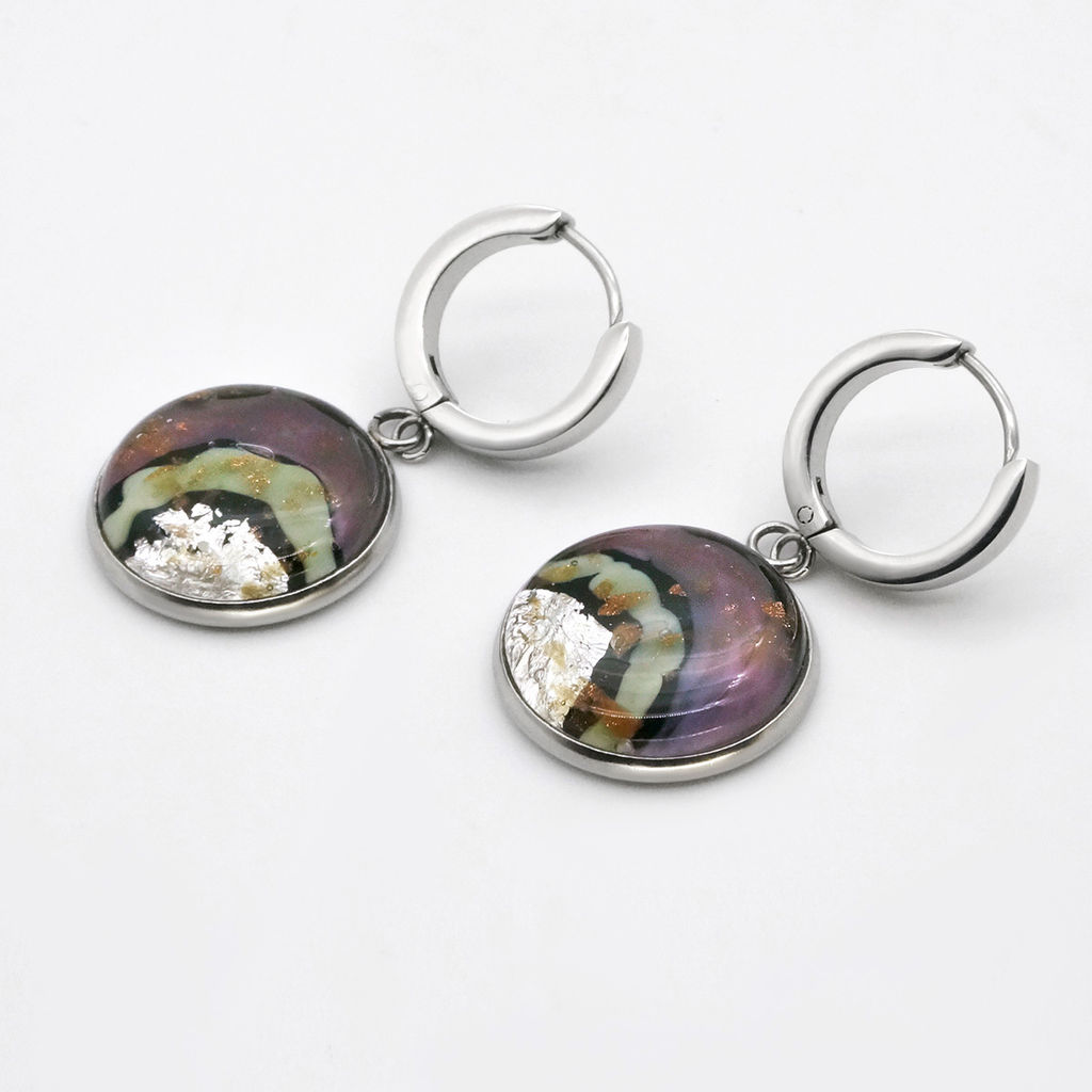 Серьги из муранского стекла FRESHNESS LS3302