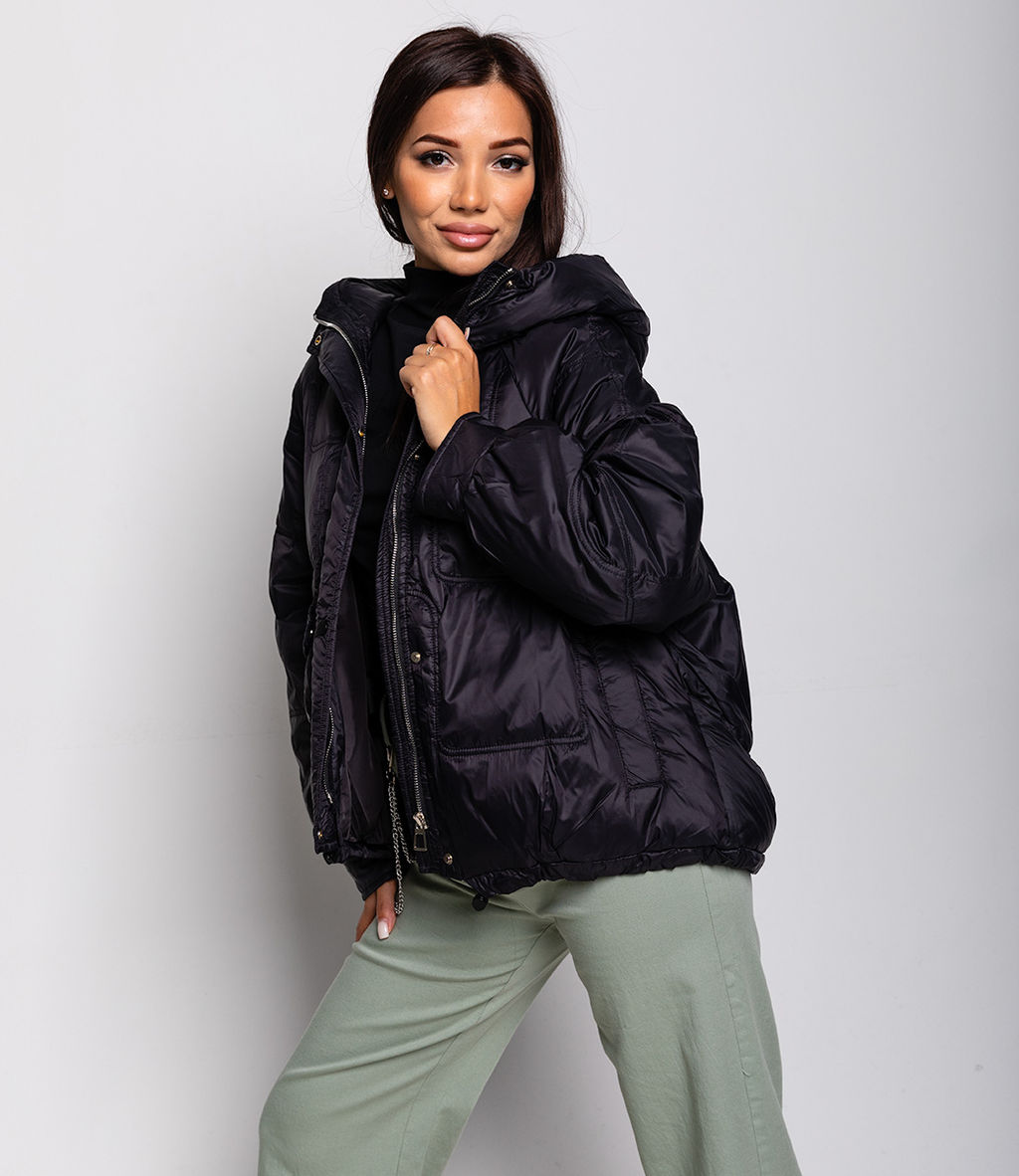 Куртка #КТ2975, чёрный