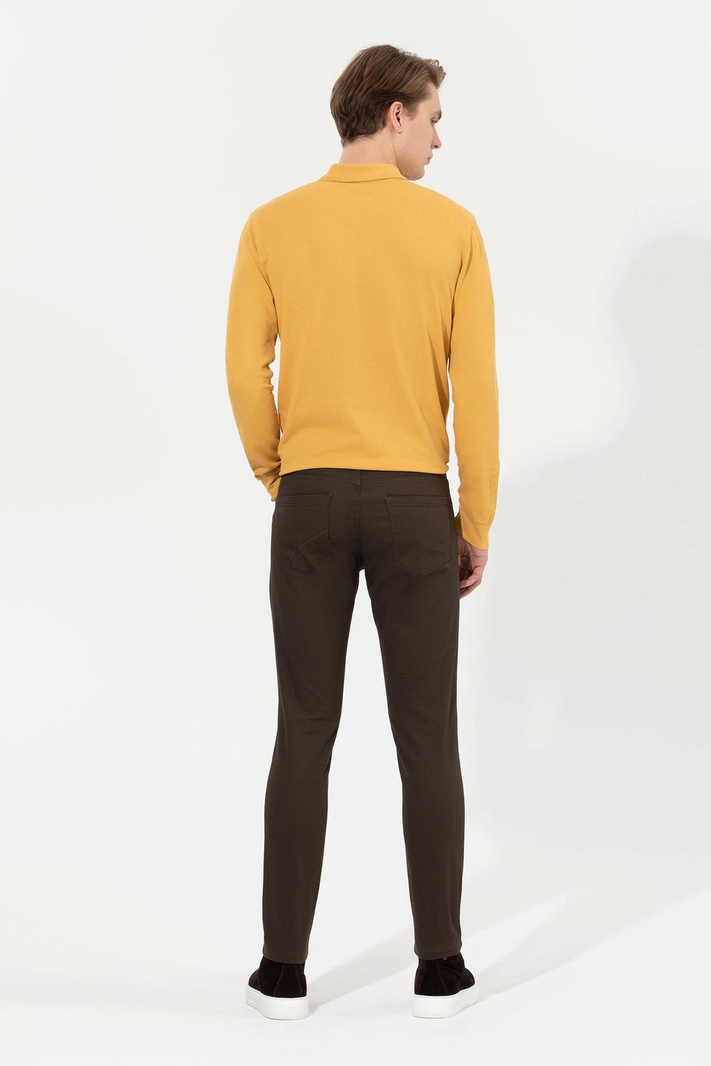 U. S. Polo Assn / Мужские темно-хаки брюки чинос - U.s. polo assn фото 4
