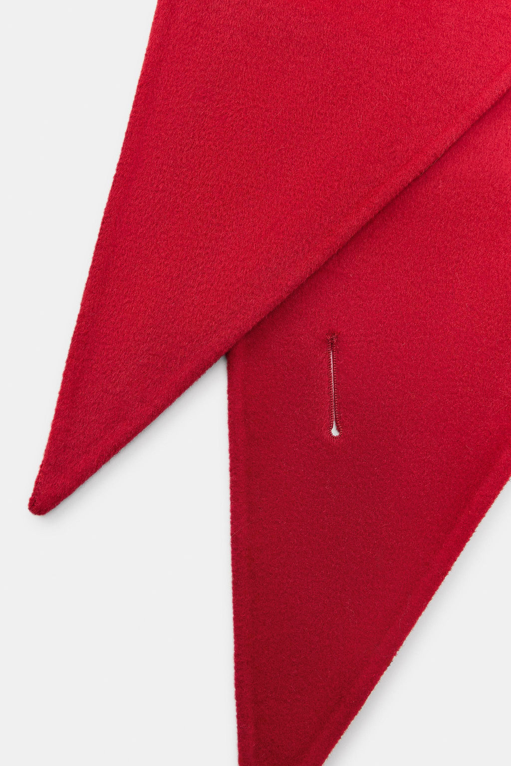 TRIANGULAR WOOL BANDANA - Zara фото 5