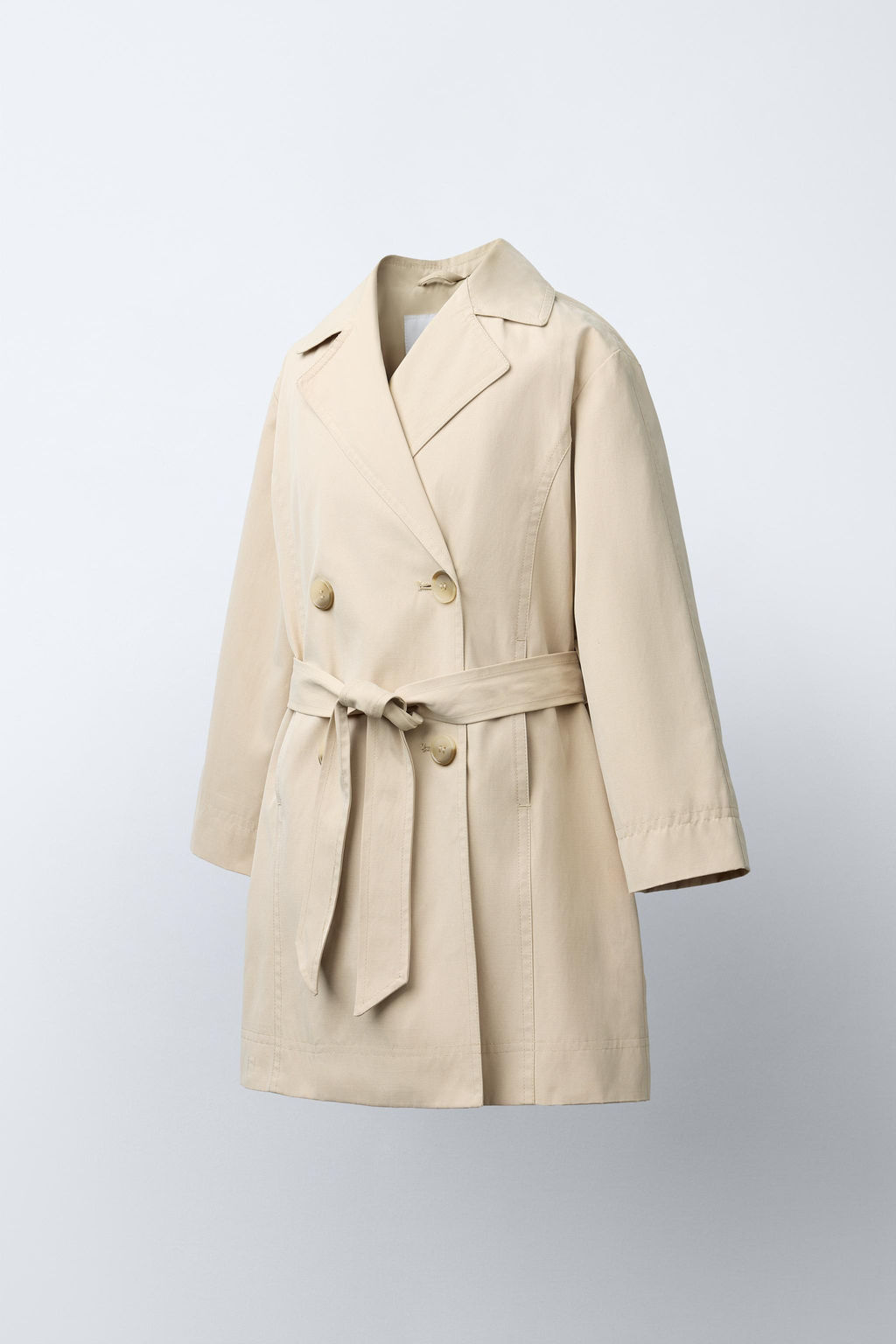 BASIC LONG TRENCH COAT - Zara фото 2