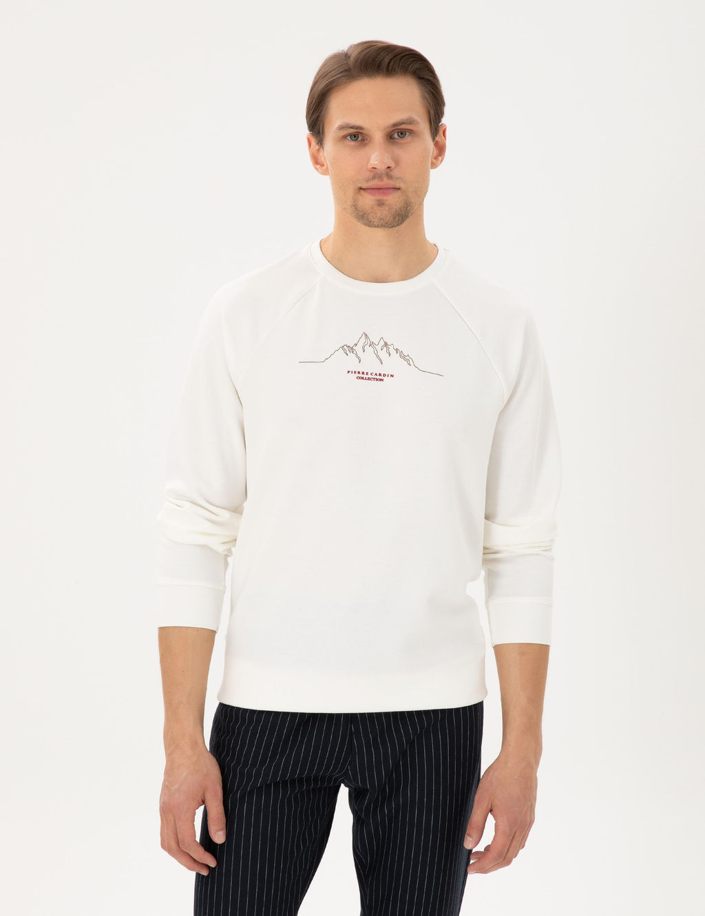Ekru Regular Fit Sweatshirt