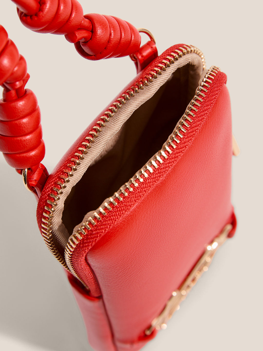 Женская сумка для смартфона LOVE MOSCHINO SCRIPT SLG Артикул 4463446, рубиновый