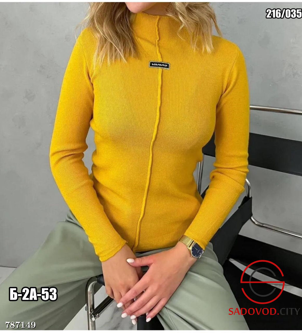 Женская водолазка однотонная - Bruno фото 11