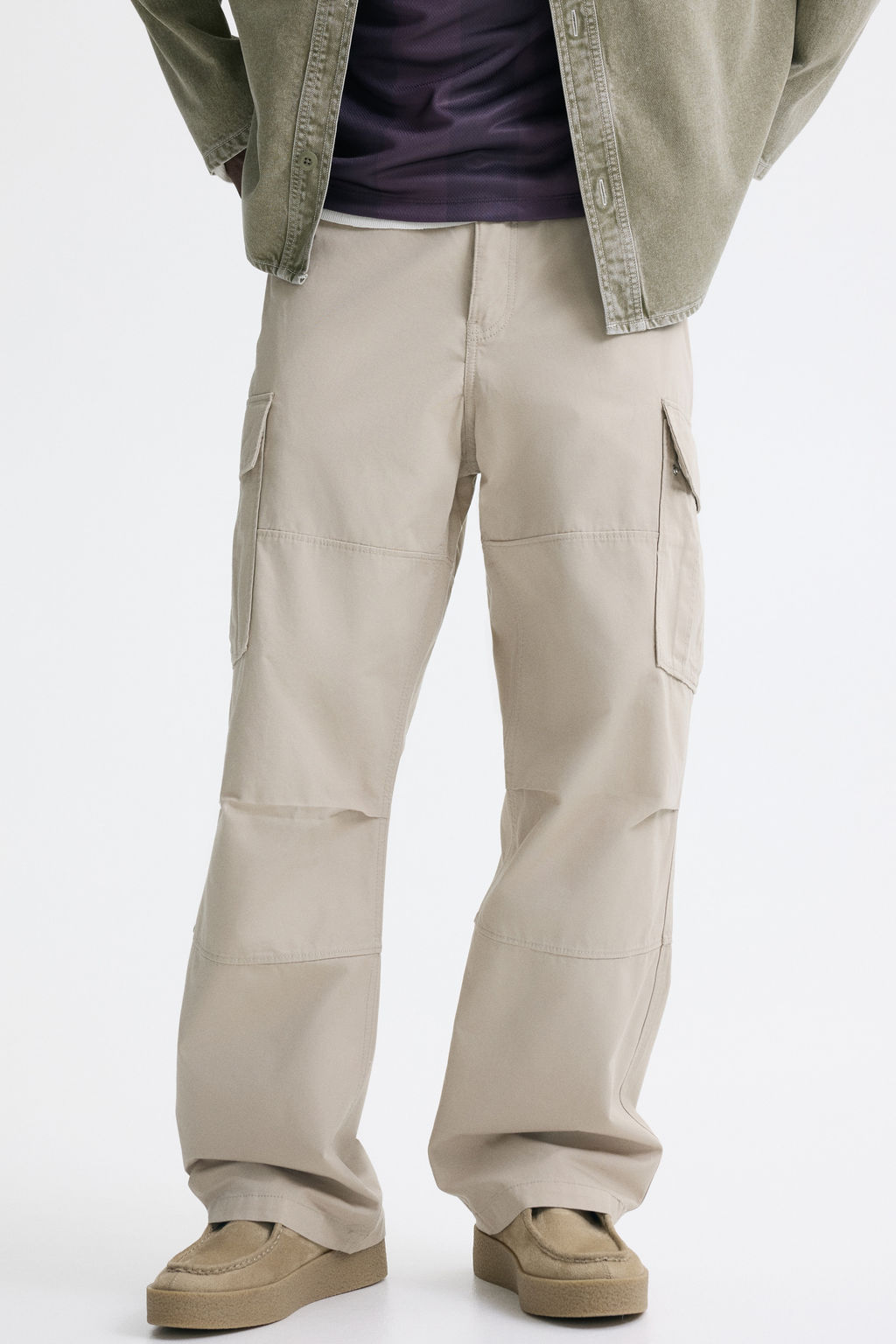Pantal?n cargo de algod?n Relaxed Fit - H&m фото 8