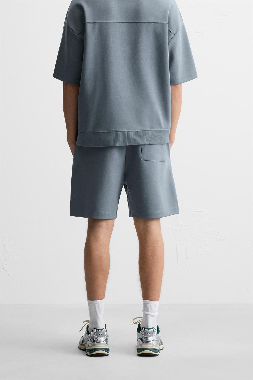 INTERLOCK TEXTURED BERMUDA SHORTS - Zara фото 13