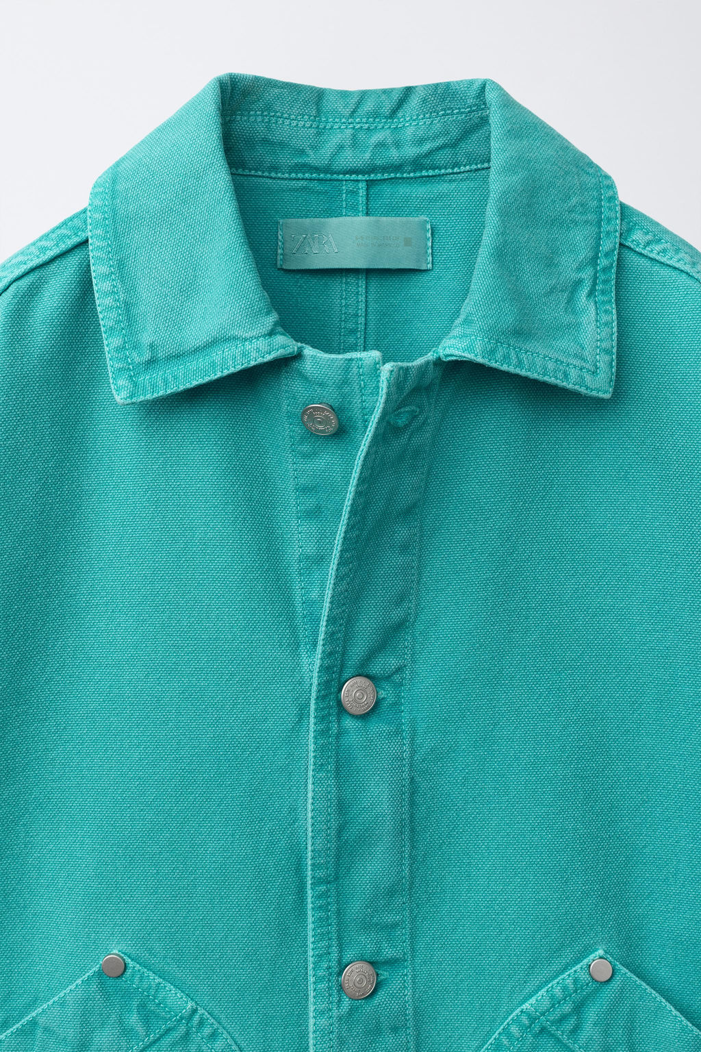 SOBRECAMISA DENIM / Turquesa