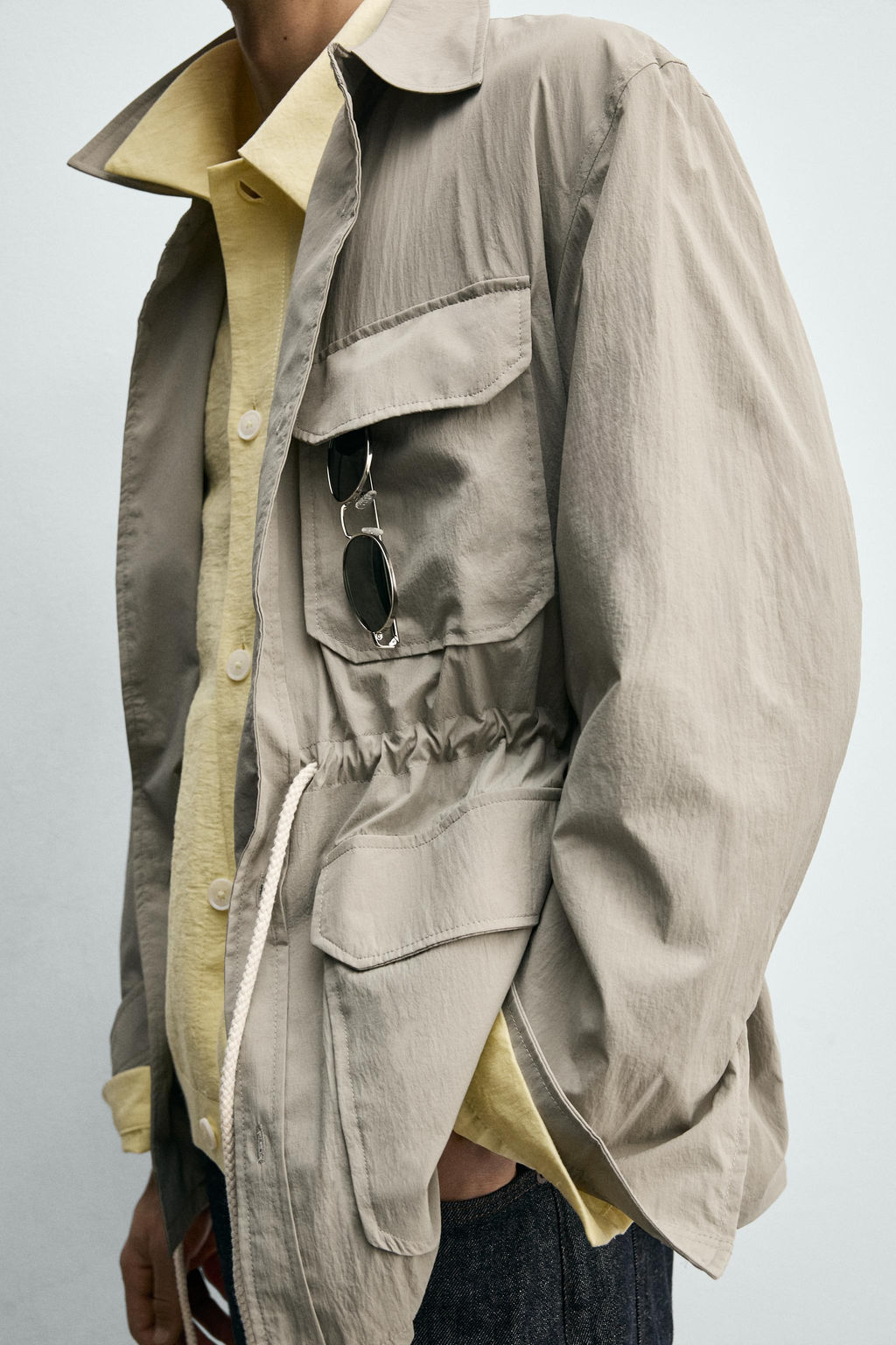 PARKA T?CNICA LIGERA / Beige claro - Zara фото 6