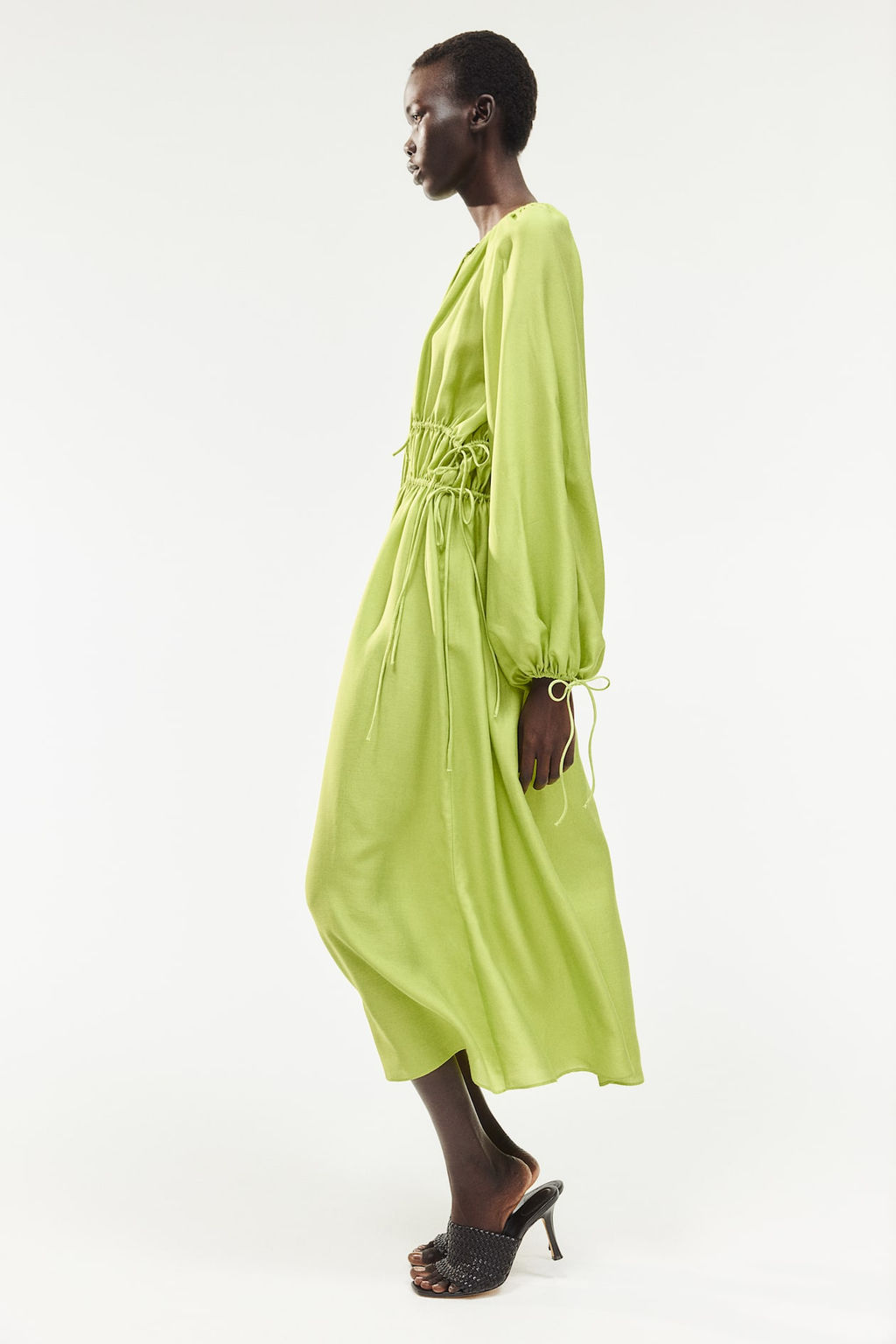 Vestido oversize con cordon de ajuste - H&m фото 5