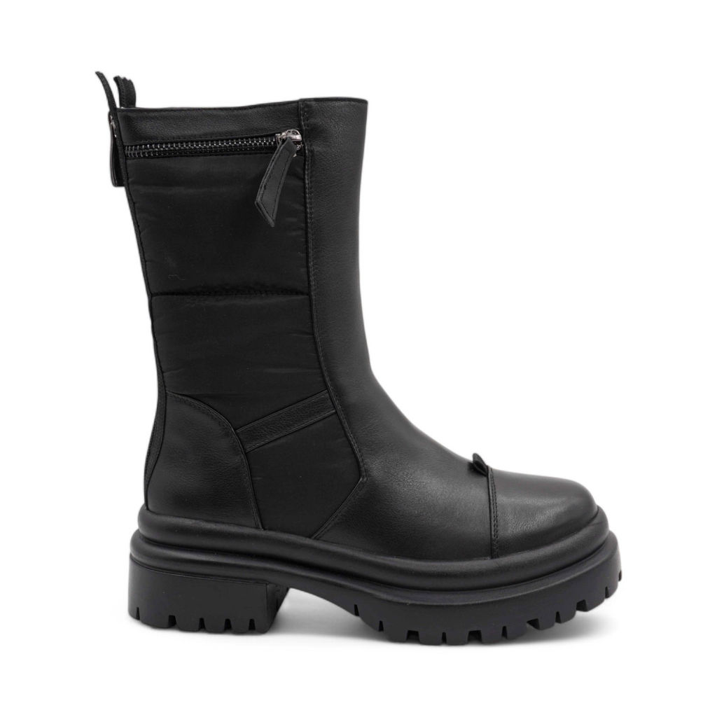 Ботинки из натуральной кожи 51-223621-0102 черные - Sport фото 2