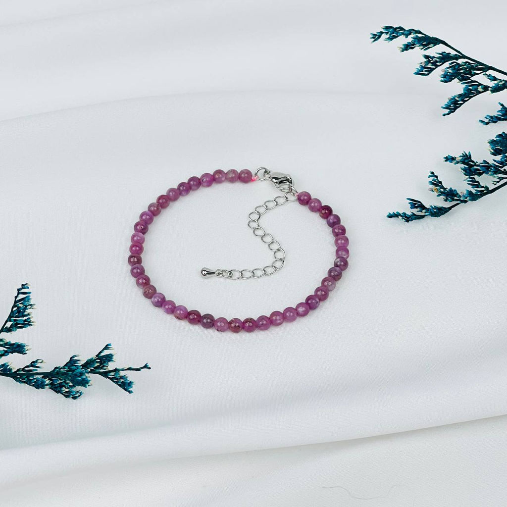 Браслет из Рубина 16,5 см +