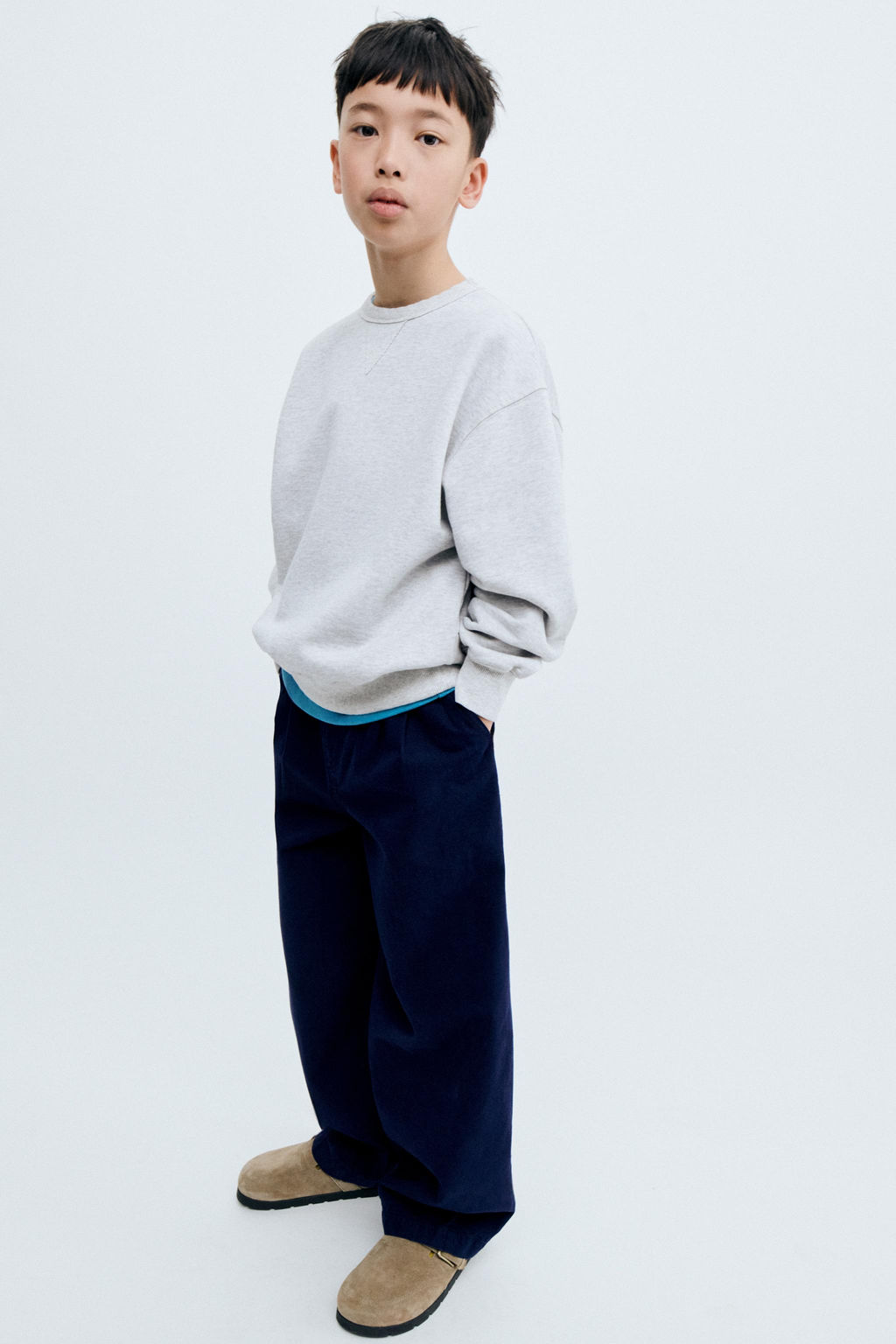 STORIESZ - SUDADERA FELPA CREW NECK / Gris vigor? - Zara фото 3