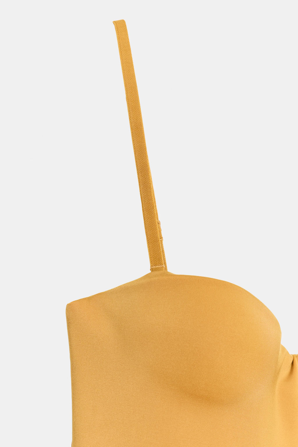 VESTIDO CORTO TIRANTES / Amarillo oscuro - Zara фото 11
