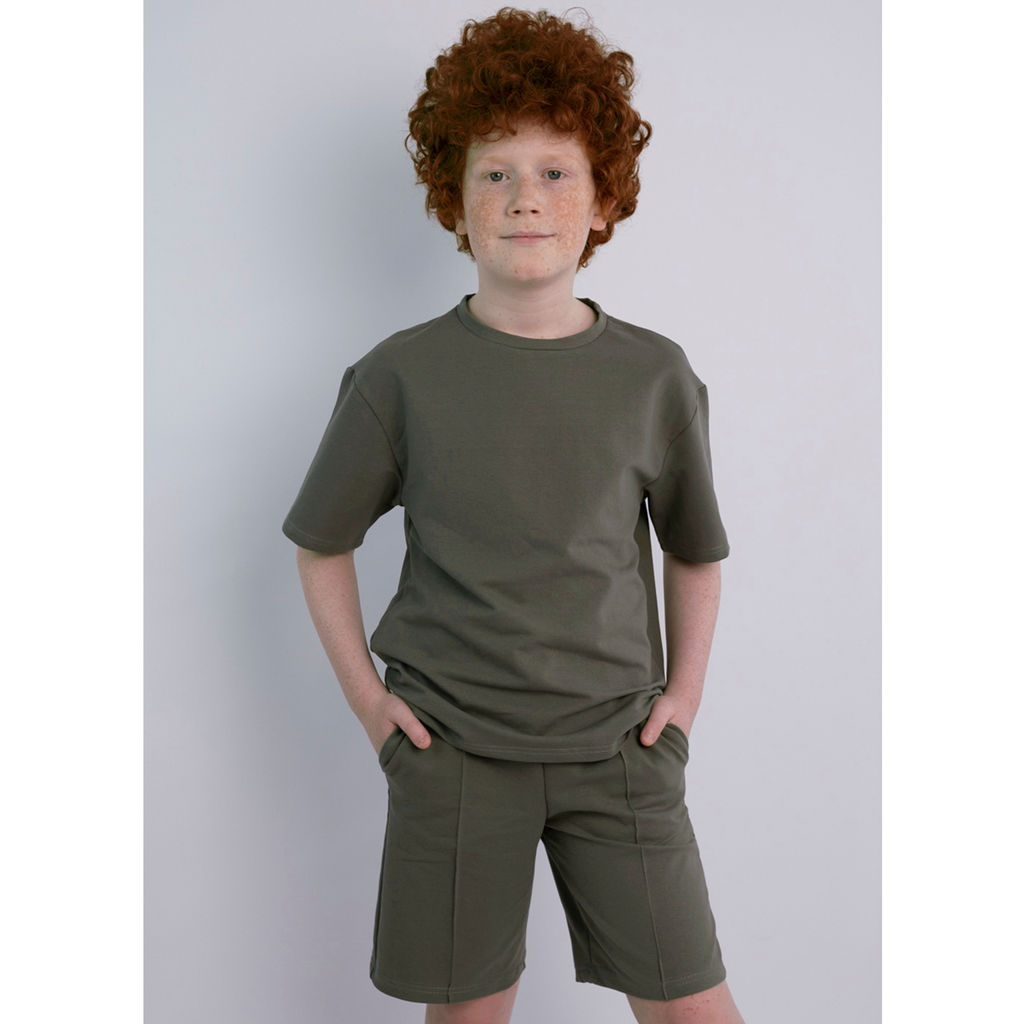 Комплект шорты и футболка футер 2х нитка петля 7424320102 - Youlala фото 2