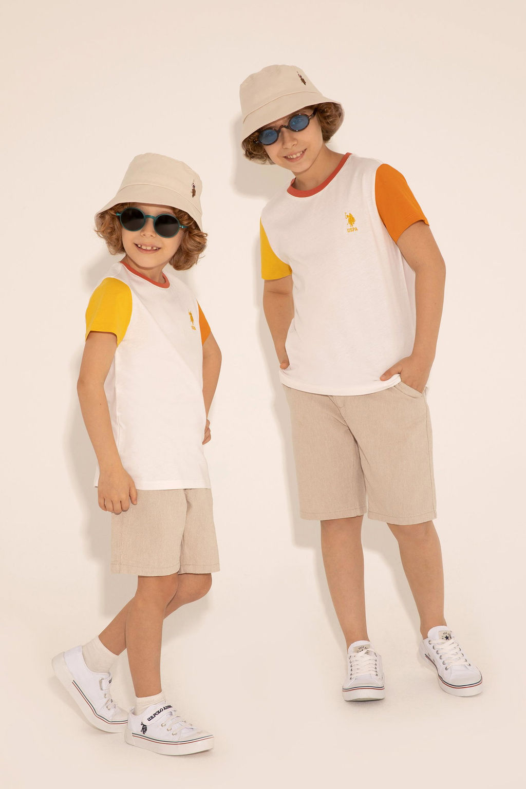 U. S. Polo Assn / Шорты из каменной ткани для мальчиков