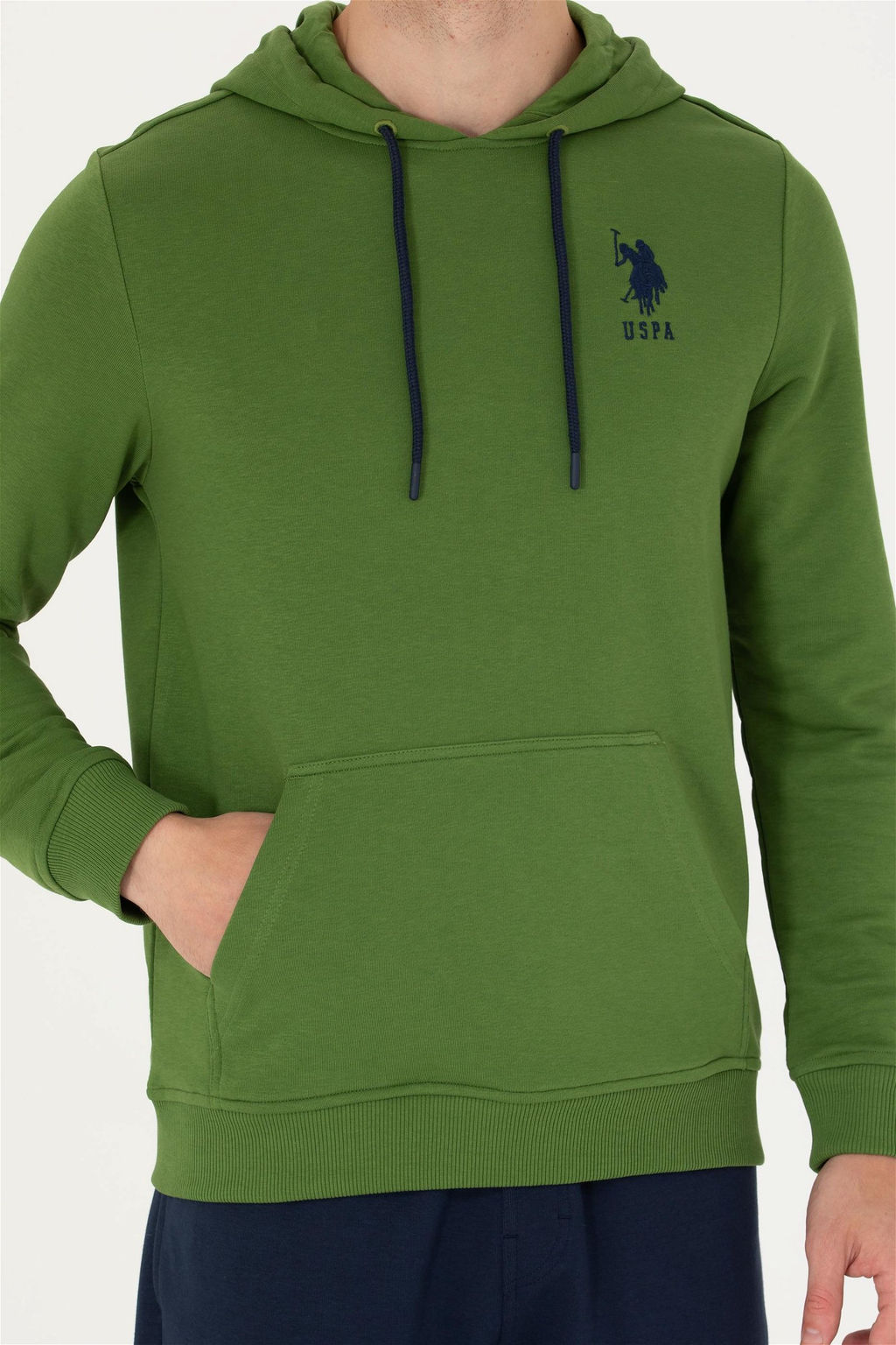 Мужской зеленый базовый свитшот Неожиданная скидка в корзине - U.s. polo assn фото 6