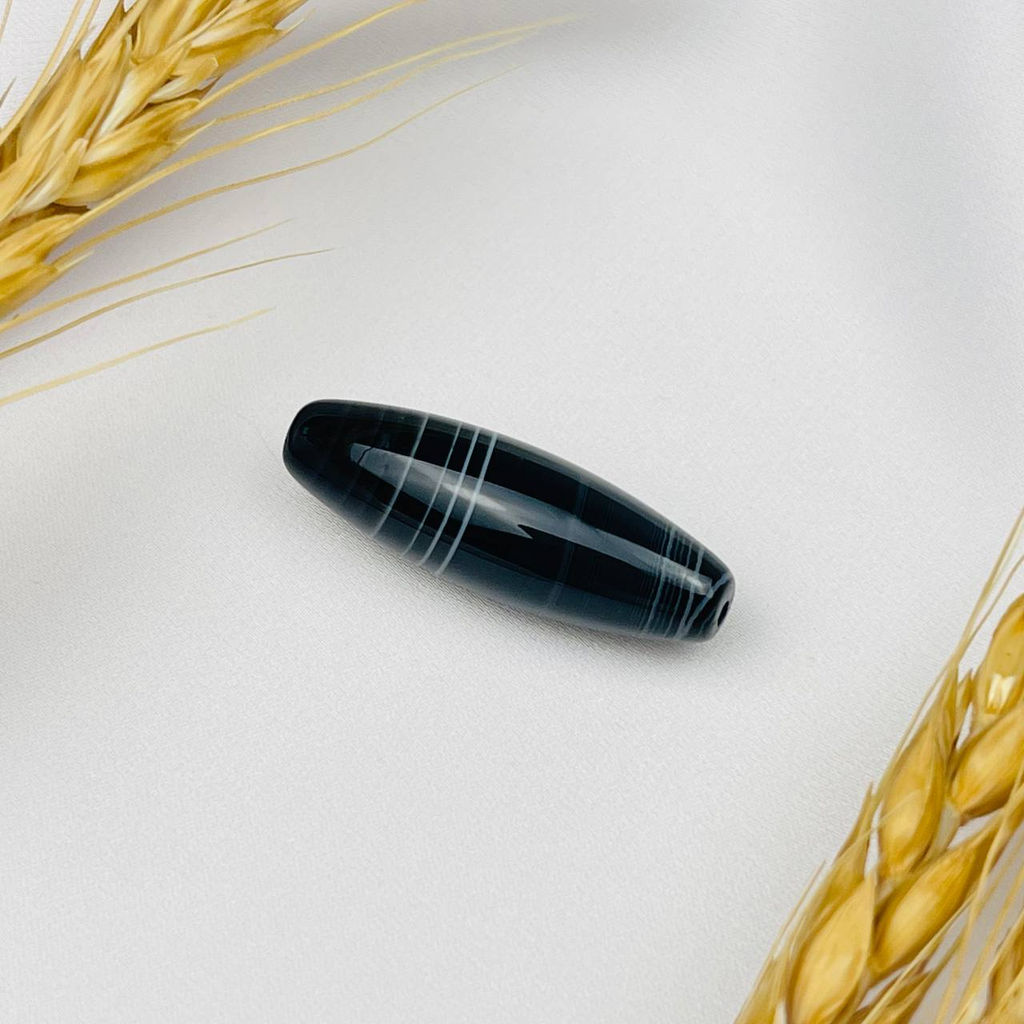 Бусины для украшений из полосатого Агата (1 шт)