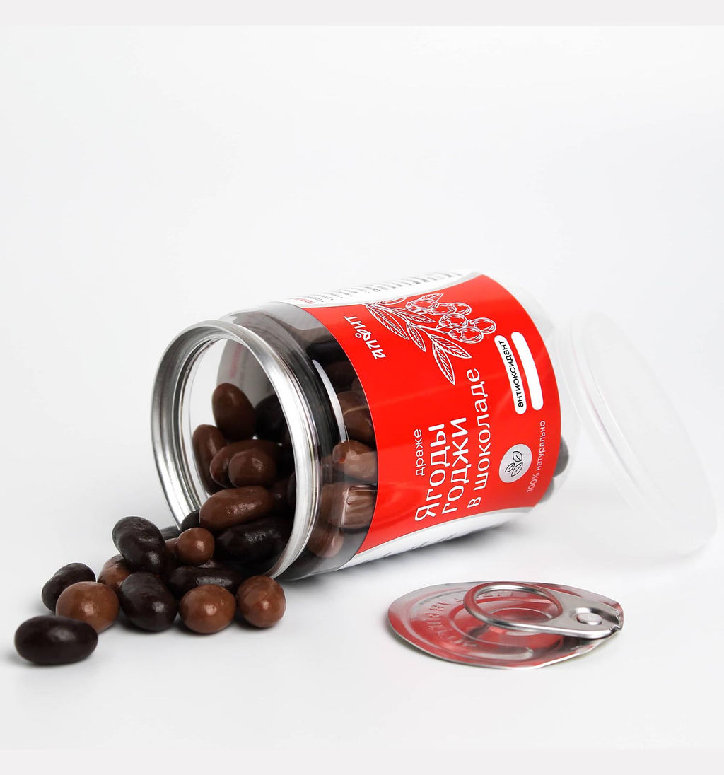 Драже Ягоды годжи в шоколаде 100 г Алфит 6936  фото 6