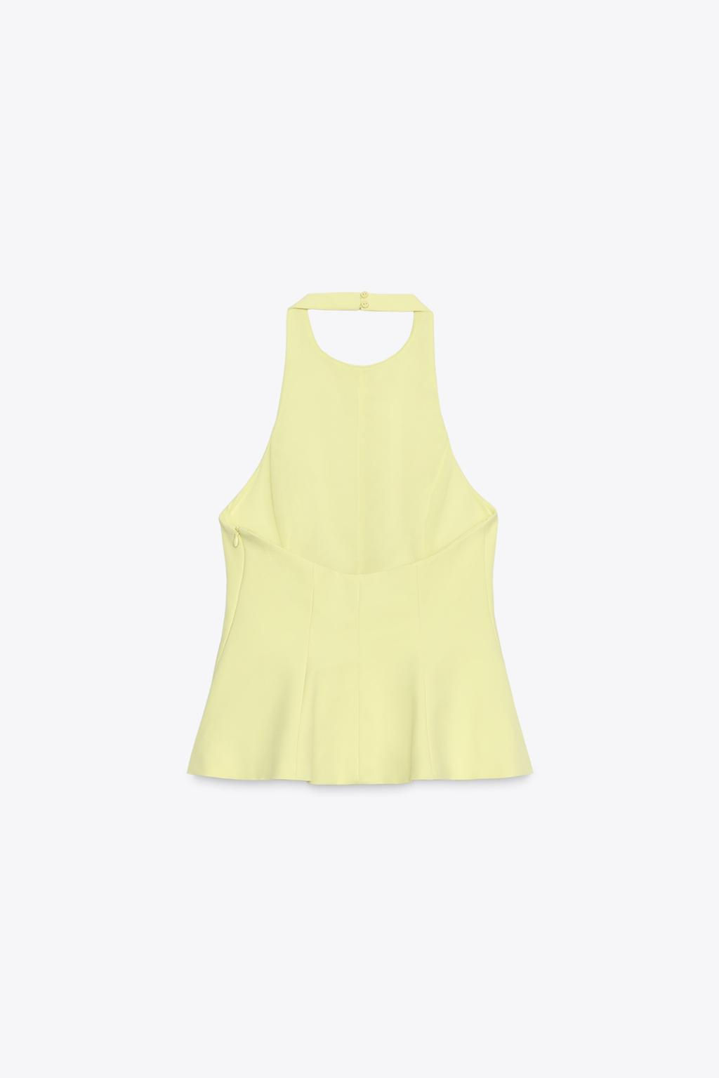 PEPLUM STRETCH TOP - Zara фото 6