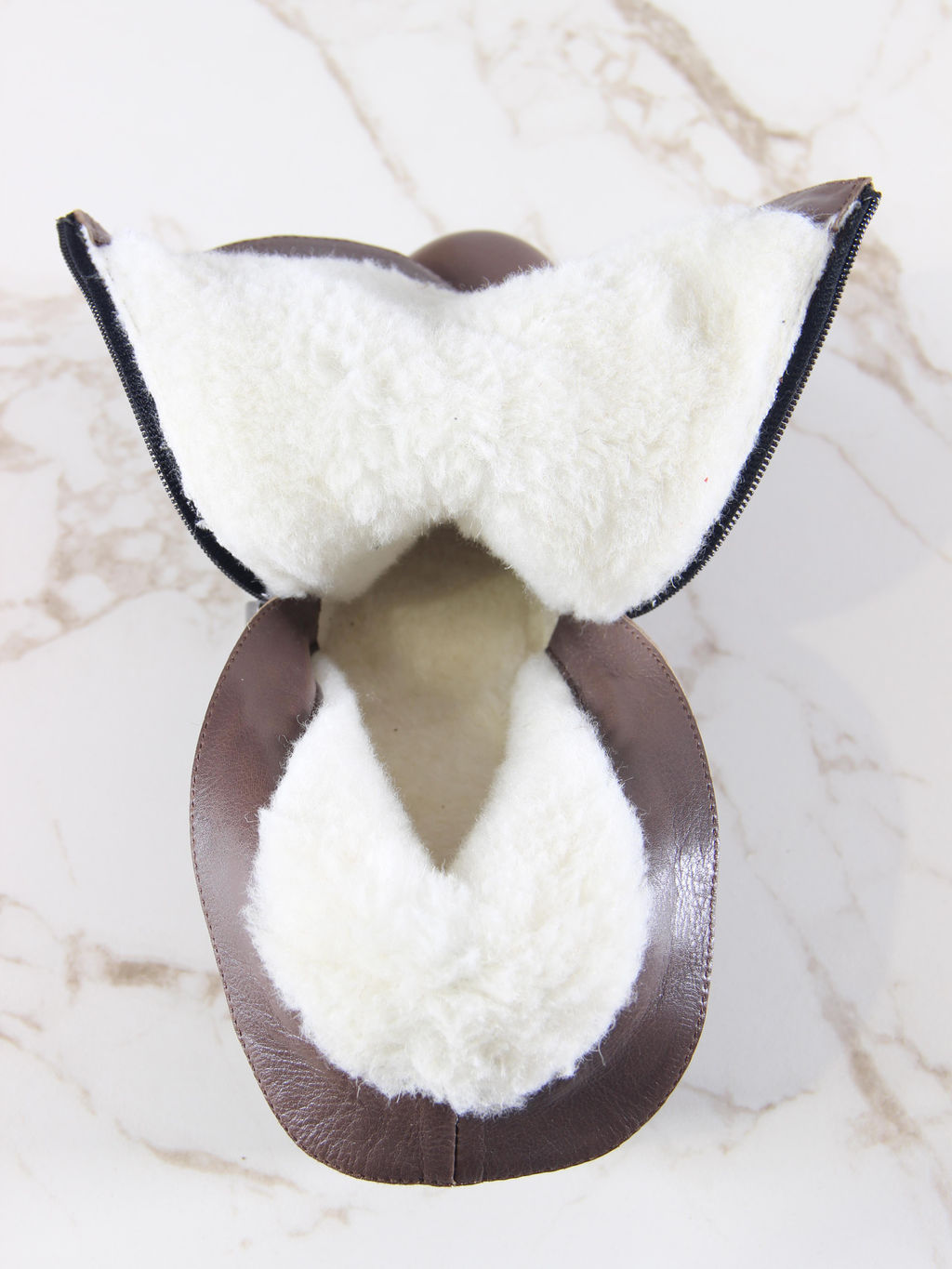 Ботинки 233.astra8bl. коричневый/Шерсть