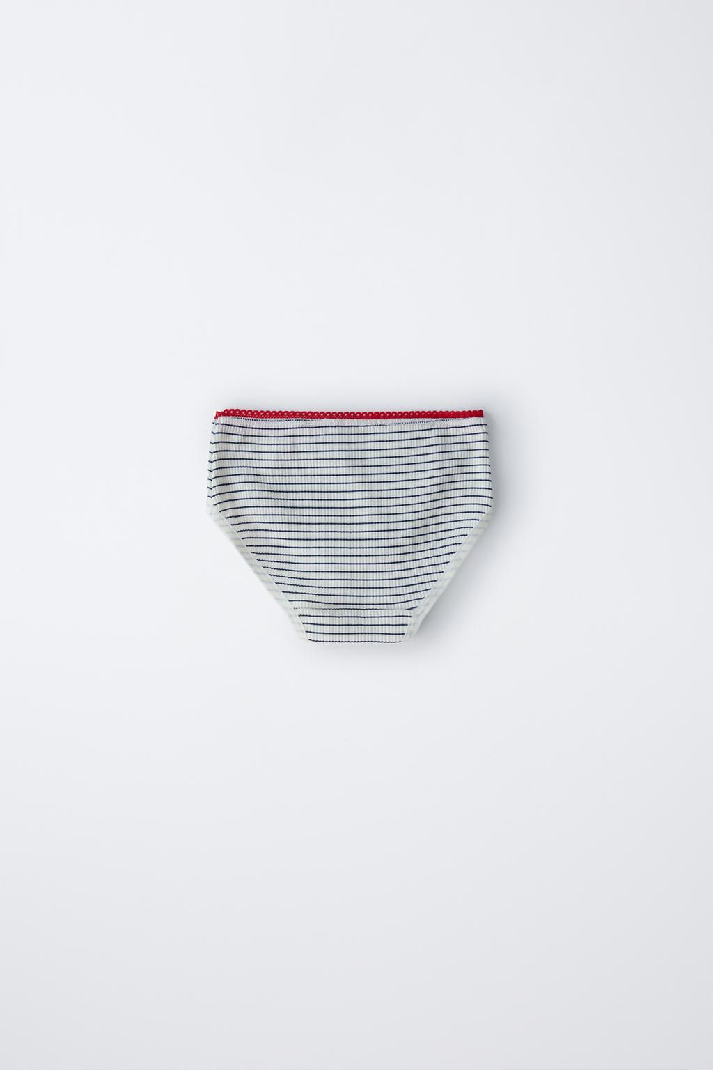 AGES 2-6/ THREE-PACK OF HEART PRINT BRIEFS - Zara фото 4