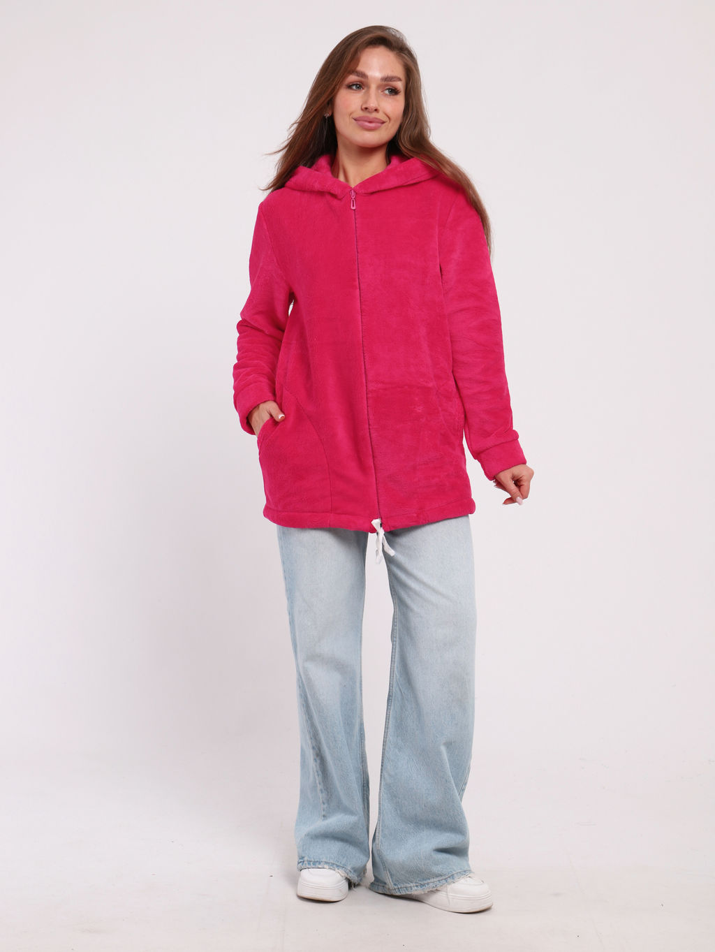 Толстовка женская 6-204 из велсофта - Новое кимоно фото 53