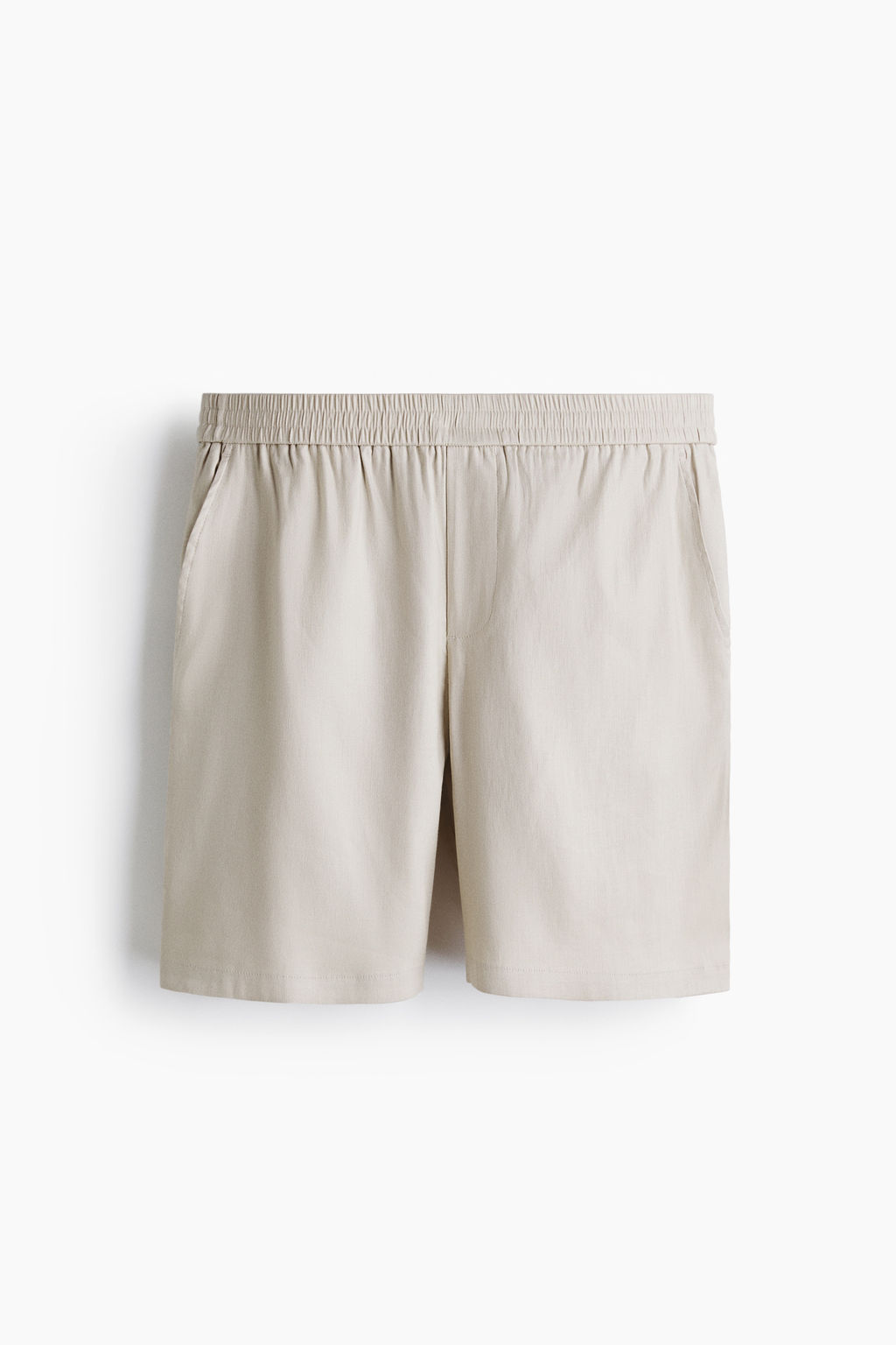 Shorts en mezcla de lino Easy Care Relaxed Fit - H&m фото 4