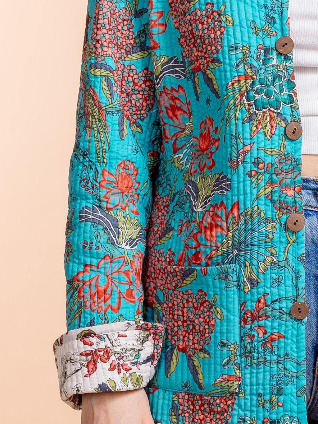 Жакет двухсторонний стеганый № 900-18 (Лето-2025) - Ганг фото 5