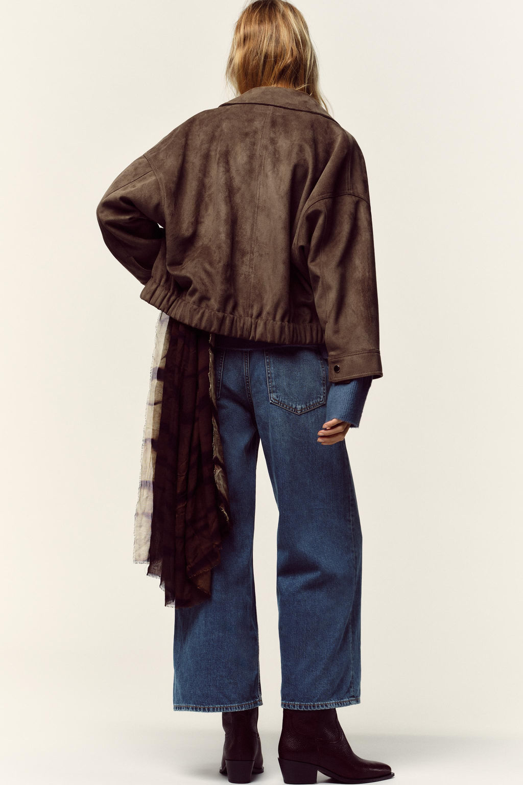 FAUX SUEDE JACKET - Zara фото 7
