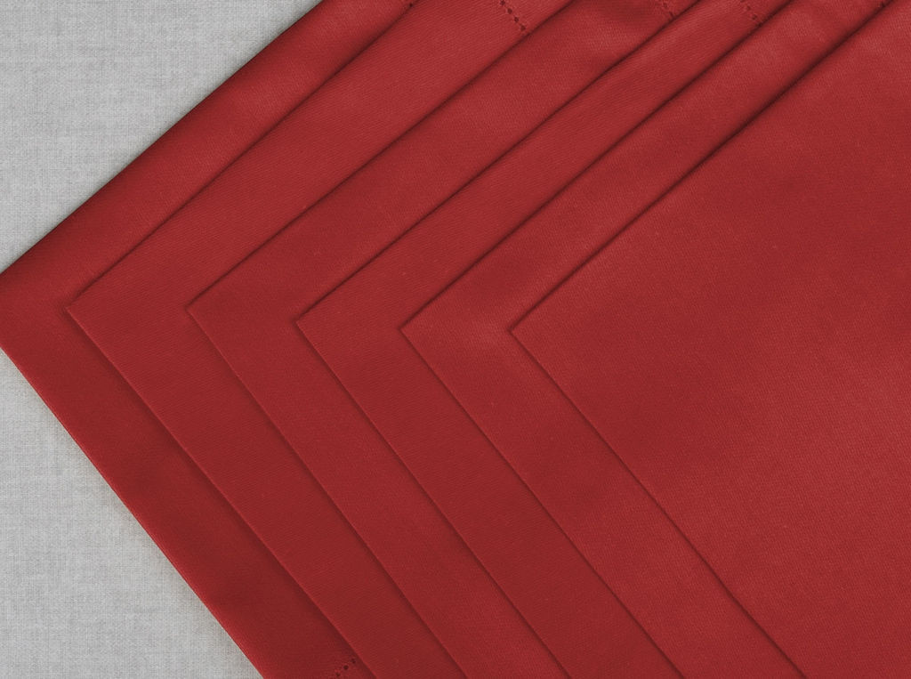 16с-11ЯК Салфетка 45*45 "Атласная" цв. бордо (по 6 шт