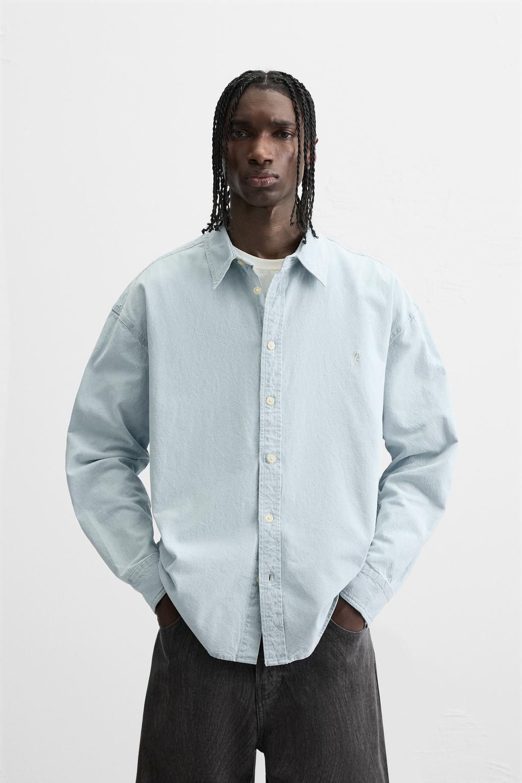 EMBROIDERED LOGO SHIRT - Zara фото 2