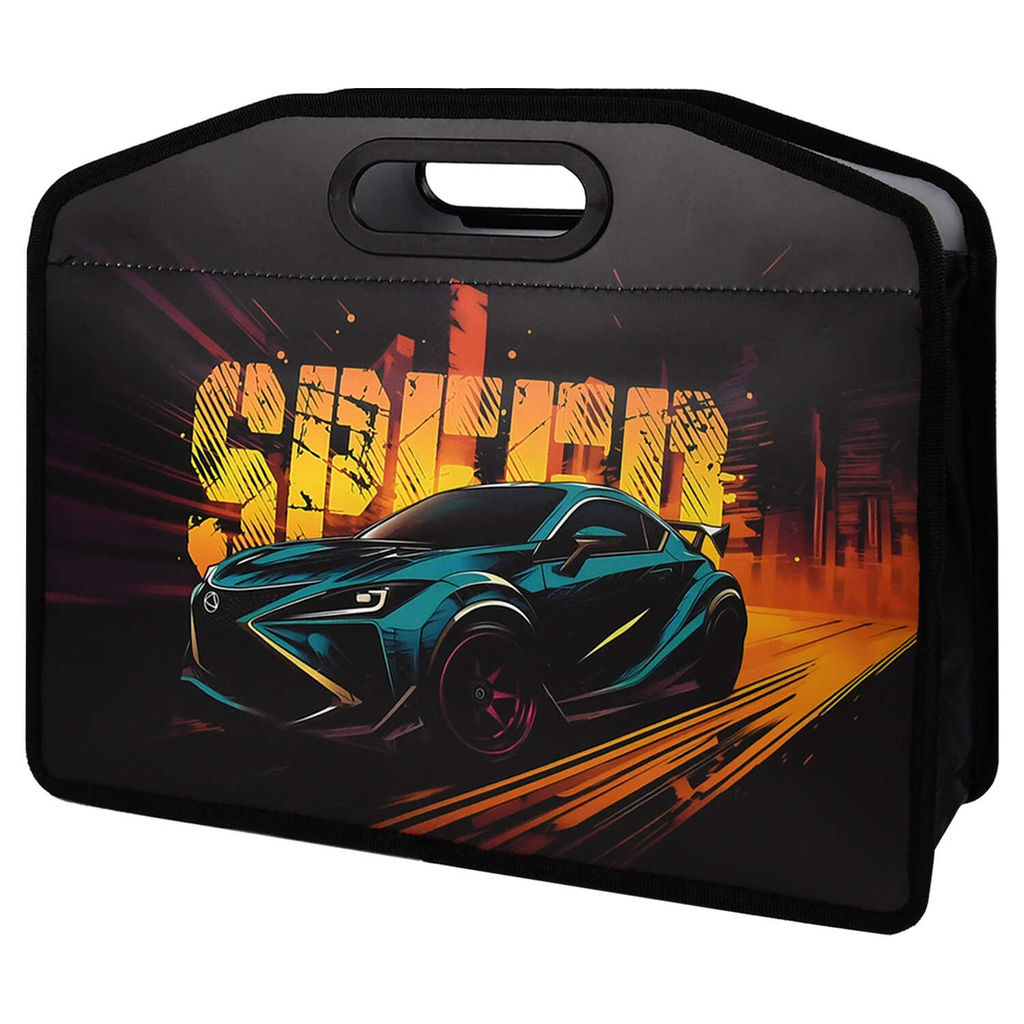 Папка для школьных тетрадей пластиковая Феникс+, арт. 69282/ 12 СКОРОСТЬ (полипропилен, формат А4, 3