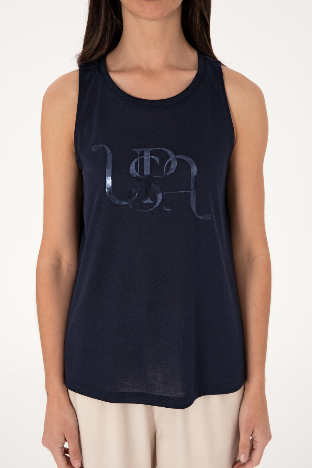 Kad_n Lacivert Ti__rt Sepette S_rpriz _ndirim - U.s. polo assn фото 6