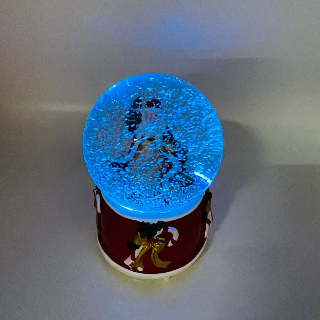 Новогодний декор - Снежный шар 16 см (стекло, свет, музыка) в ассортименте - Ип лебедев о.ю фото 11