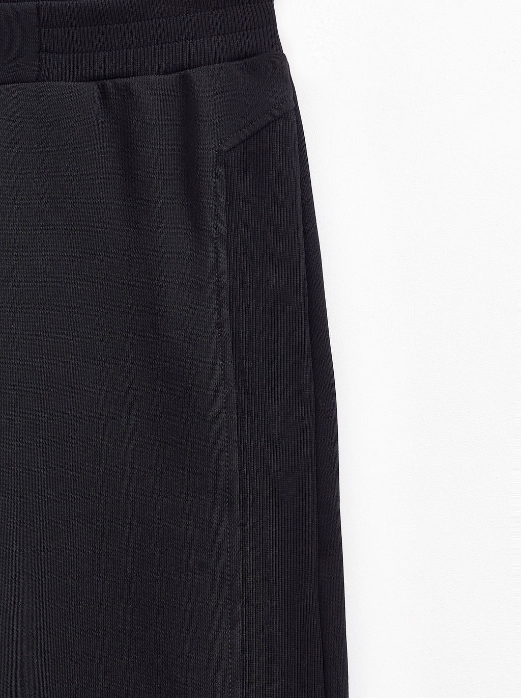 CONTE Брюки из футера с фактурными вставками по бокам LBK 2583 black - Conte elegant фото 7