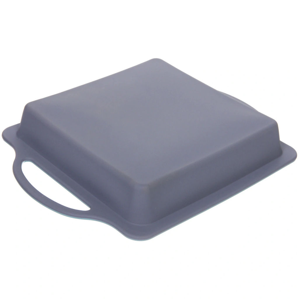 Форма силиконовая "CooKstyle" квадратная с ручками, 20*29*4см, с металлической вставкой