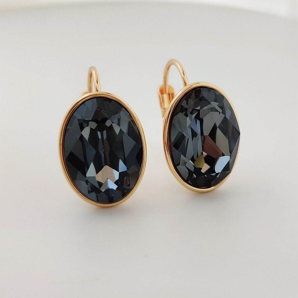 Серьги с кристаллами Swarovski