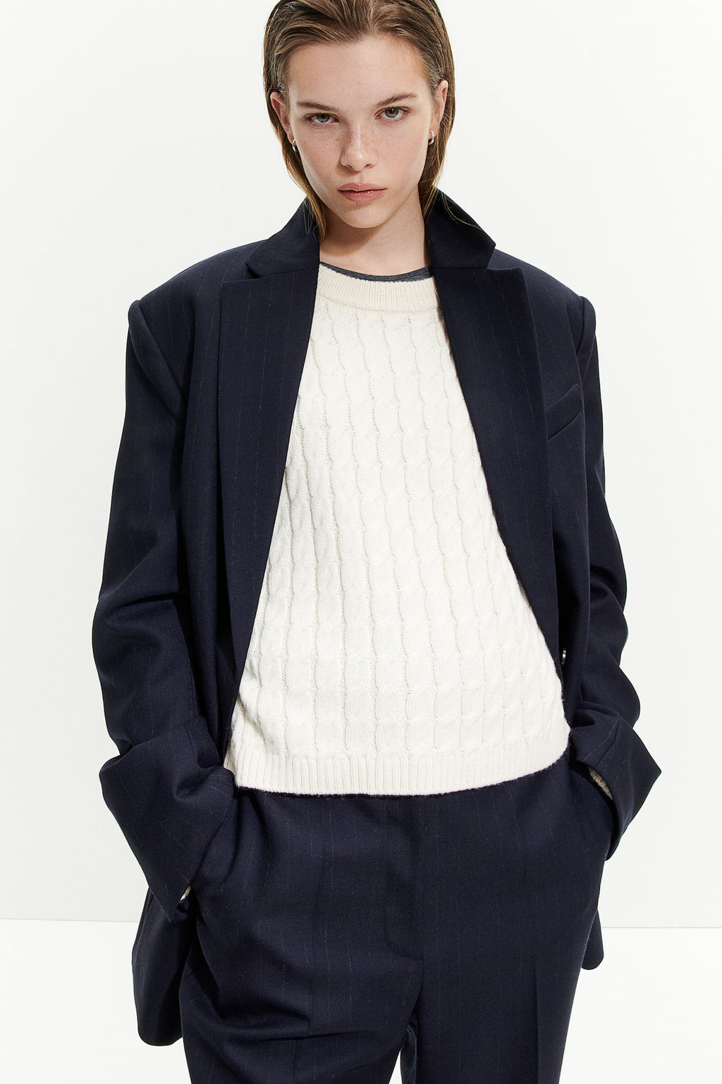 Jersey en punto trenzado - H&m фото 2