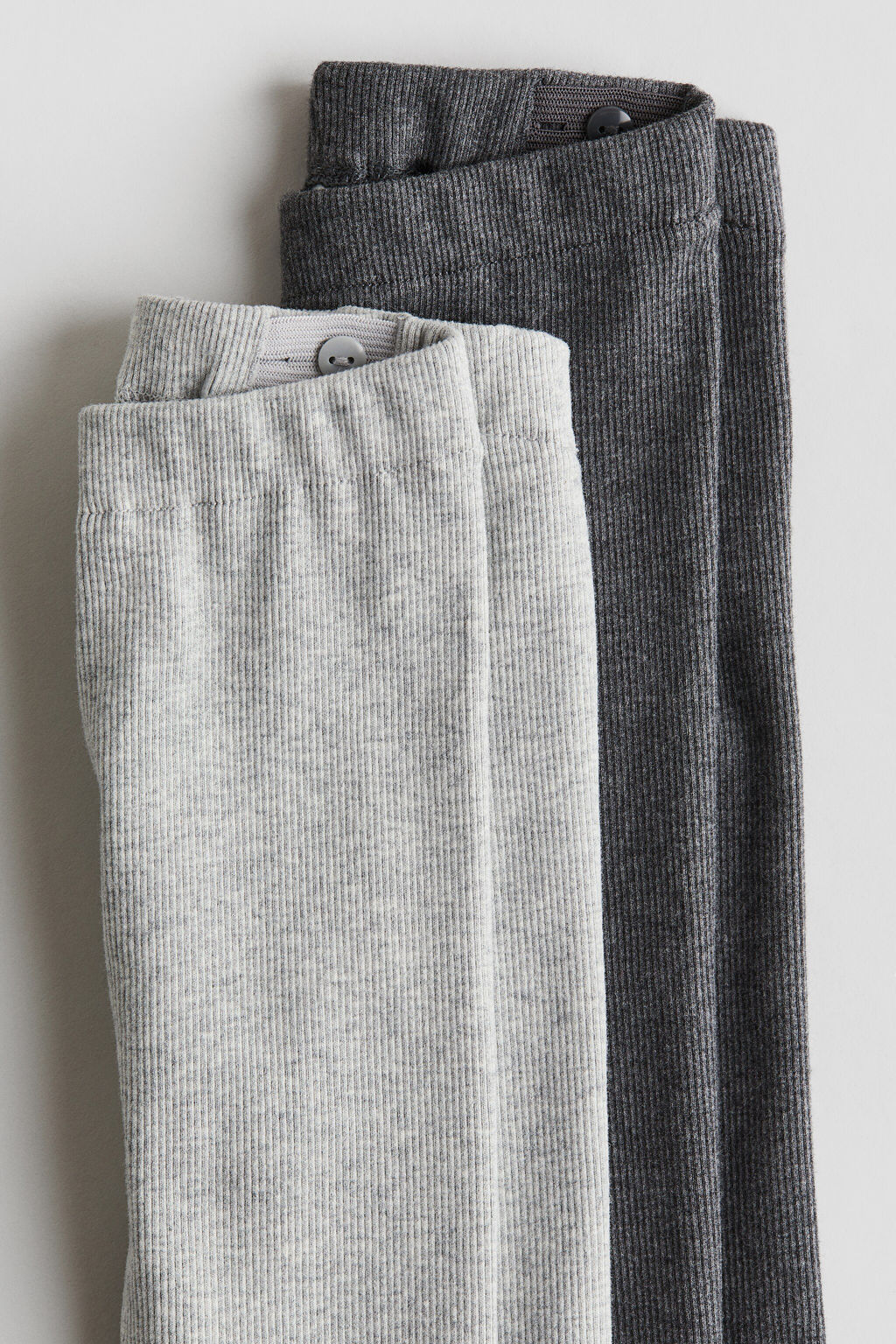 Pack de 2 leggings de algod?n acanalado