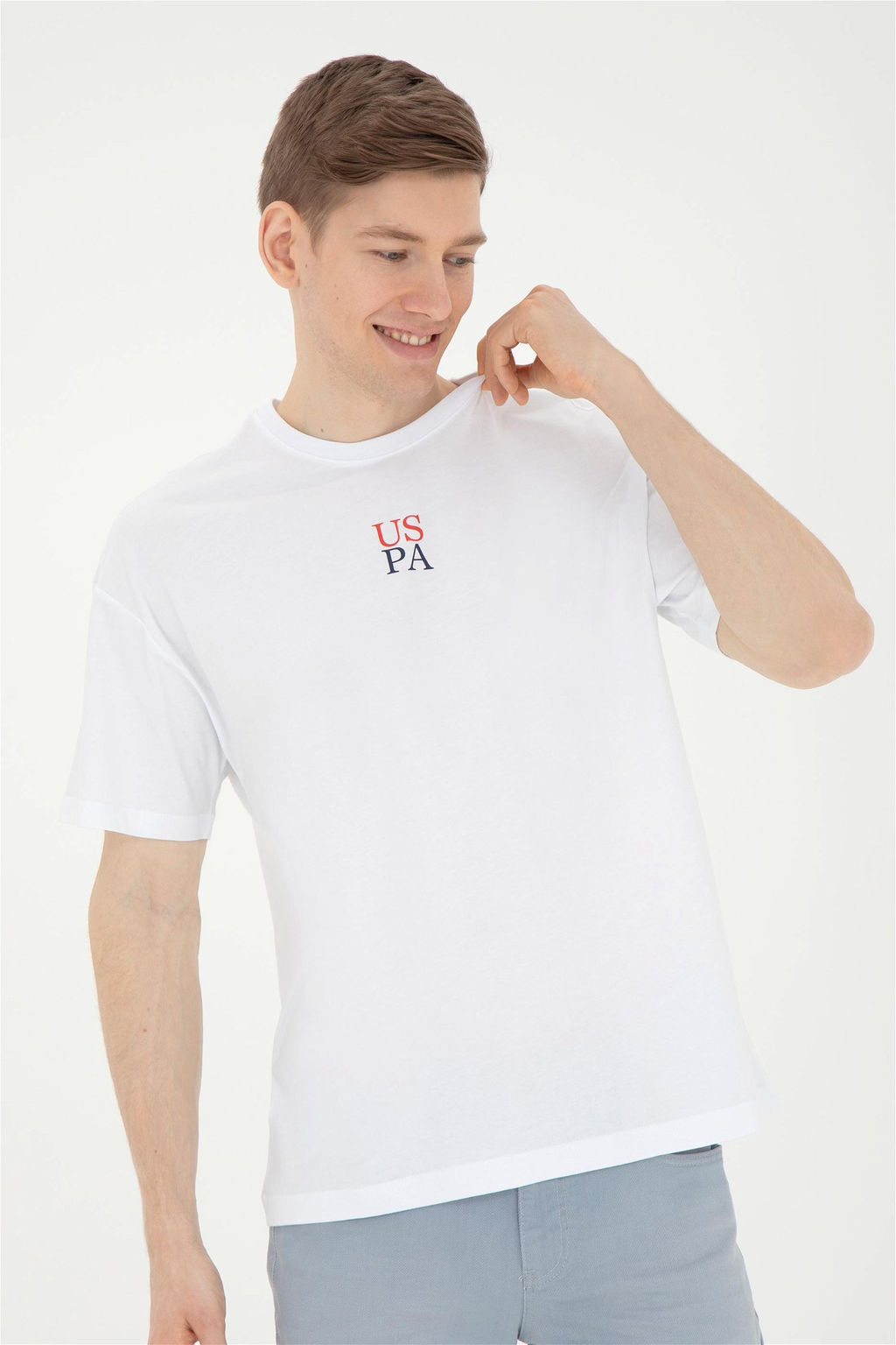 Мужская белая футболка - U.s. polo assn фото 3