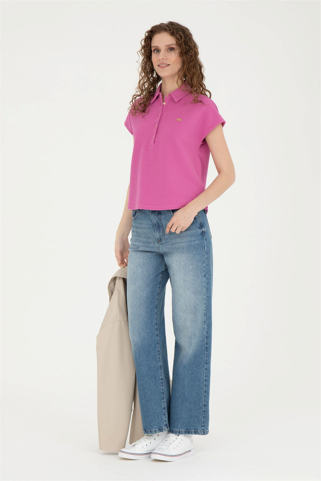 Женская фиолетовая футболка - U.s. polo assn фото 4